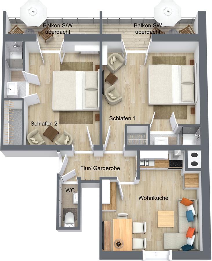 Unterwössen Casa Shania מראה חיצוני תמונה